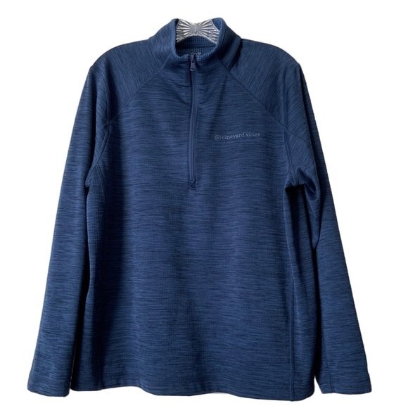 Vineyard Vines Performance 1/4 Zip Long Sleeve Shirt M - Picture 1 of 5
